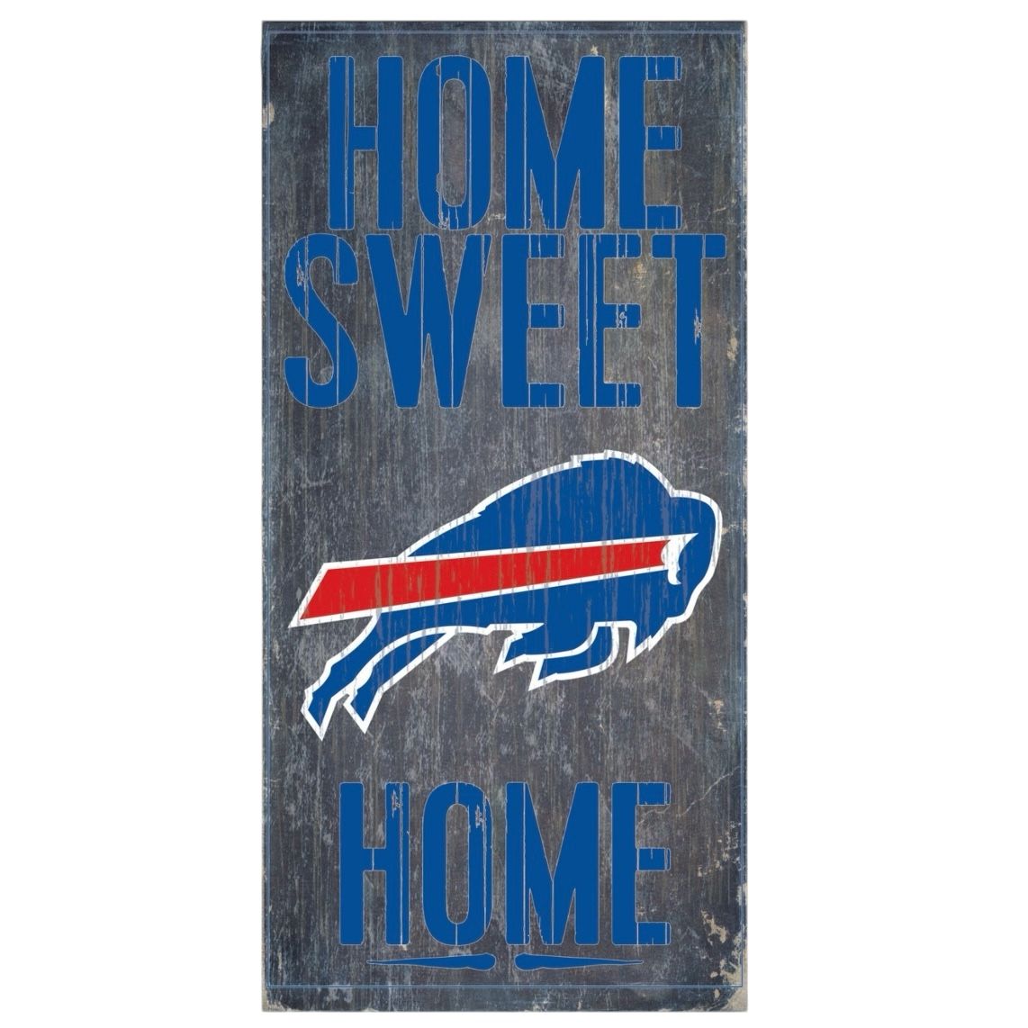 Buffalo Bills 6" x 12" Home Sweet Home Wooden Sign