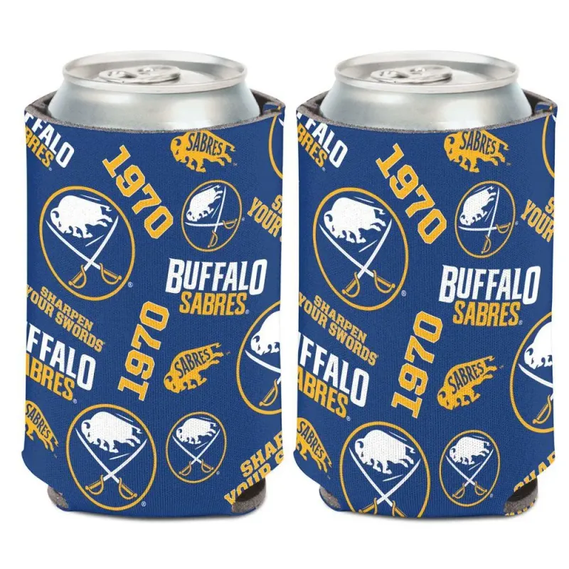 Buffalo Sabres Scatter 12 Ounce Can Cooler Koozie Buffalo Sabres Scatter 12 Ounce Can Cooler Koozie