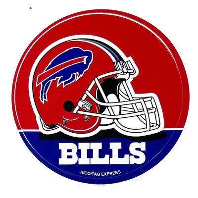 Buffalo Bills 4.5" Vinyl Round Decal