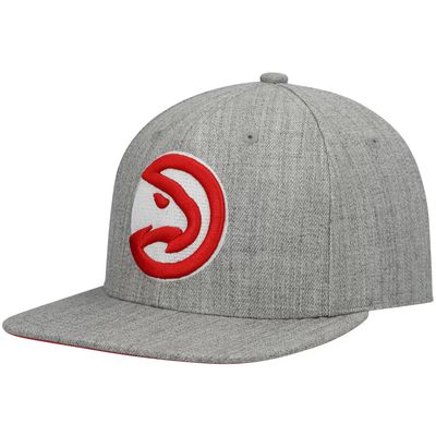 Atlanta Hawks Men’s Heather Grey 2.0 Mitchell & Ness Team Snapback Hat Atlanta Hawks Men’s Heather Grey 2.0 Mitchell & Ness Team Snapback Hat