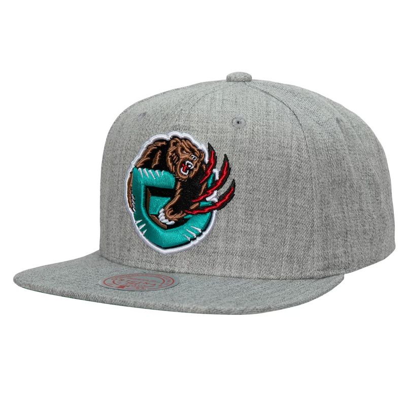 Vancouver Grizzlies Men’s Heather Grey 2.0 Mitchell & Ness Team Snapback Hat Vancouver Grizzlies Men’s Heather Grey 2.0 Mitchell & Ness Team Snapback Hat