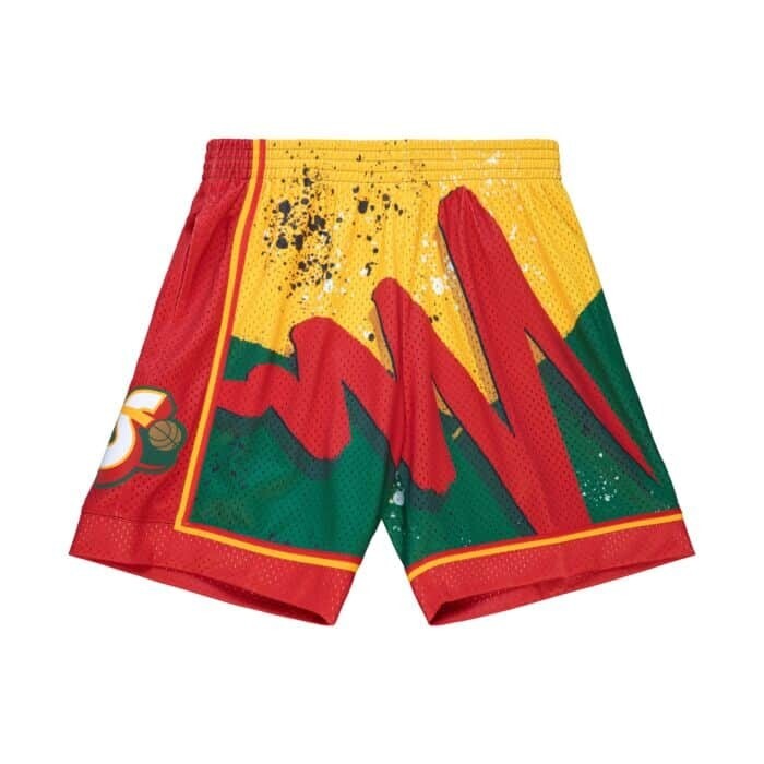 Seattle SuperSonics 95-96 Men's Mitchell & Ness Hyper Hoops Swingman Shorts Seattle SuperSonics 95-96 Men's Mitchell & Ness Hyper Hoops Swingman Shorts