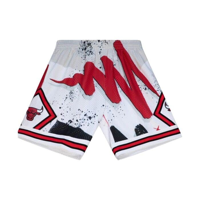 Chicago Bulls 97-98 Men's Mitchell & Ness Hyper Hoops Swingman Shorts Chicago Bulls 97-98 Men's Mitchell & Ness Hyper Hoops Swingman Shorts