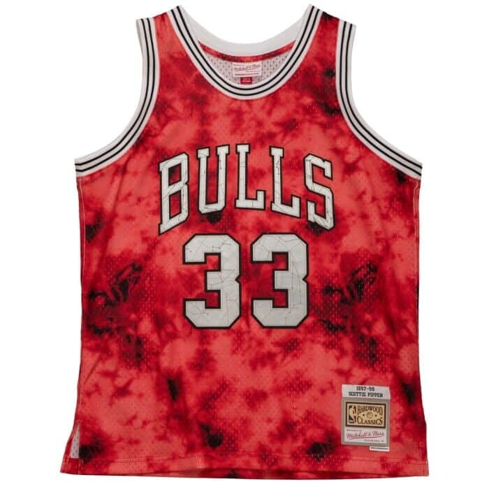 Chicago Bulls Scottie Pippen 1997-98 Men’s Galaxy Mitchell & Ness Swingman Jersey Chicago Bulls Scottie Pippen 1997-98 Men’s Galaxy Mitchell & Ness Swingman Jersey