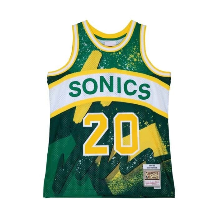 Seattle SuperSonics Gary Payton 1994-95 Men’s Hyper Mitchell & Ness Swingman Jersey Seattle SuperSonics Gary Payton 1994-95 Men’s Hyper Mitchell & Ness Swingman Jersey