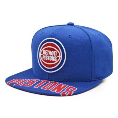 Detroit Pistons Men’s NBA Pop Mitchell & Ness Snapback Hat Detroit Pistons Men’s NBA Pop Mitchell & Ness Snapback Hat