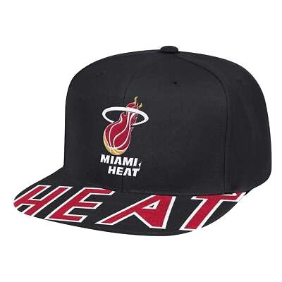 Miami Heat Men’s NBA Pop Mitchell & Ness Snapback Hat Miami Heat Men’s NBA Pop Mitchell & Ness Snapback Hat