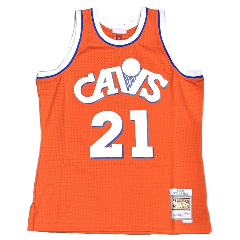 Cleveland Cavaliers World B. Free Men's Orange 1984-85 Mitchell & Ness Swingman Jersey Cleveland Cavaliers World B. Free Men's Orange 1984-85 Mitchell & Ness Swingman Jersey