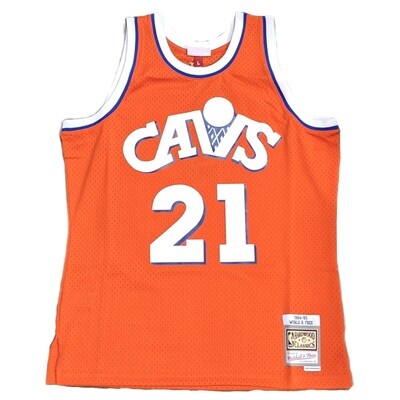 Cleveland Cavaliers World B. Free Men's Orange 1984-85  Mitchell & Ness Swingman Jersey