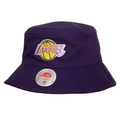 Los Angeles Lakers Men’s NBA Lifestyle Mitchell & Ness HWC Reversible Bucket Hat Los Angeles Lakers Men’s NBA Lifestyle Mitchell & Ness HWC Reversible Bucket Hat