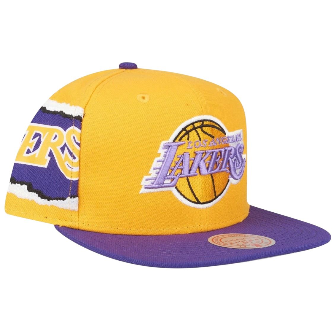 Los Angeles Lakers Men’s NBA Jumbotron Mitchell & Ness Snapback Hat Los Angeles Lakers Men’s NBA Jumbotron Mitchell & Ness Snapback Hat