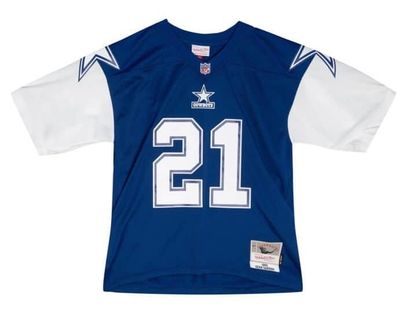 Dallas Cowboys Deion Sanders 1995 Blue Mitchell & Ness Men's Legacy Jersey Dallas Cowboys Deion Sanders 1995 Blue Mitchell & Ness Men's Legacy Jersey