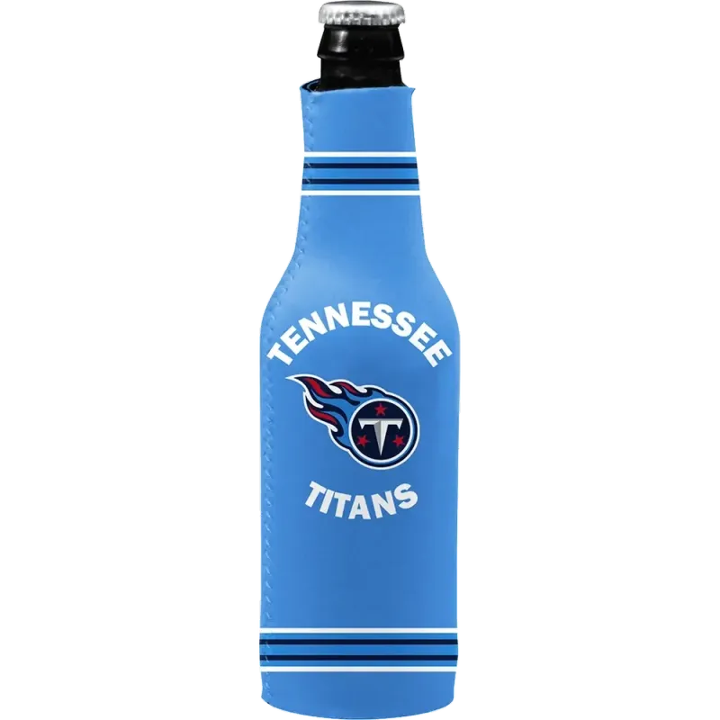 Tennessee Titans Crest Logo 12 Ounce Bottle Cooler