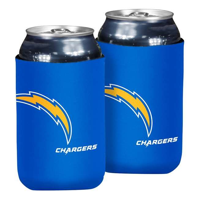 Los Angeles Chargers Oversized Logo 12 Ounce Can Cooler Koozie