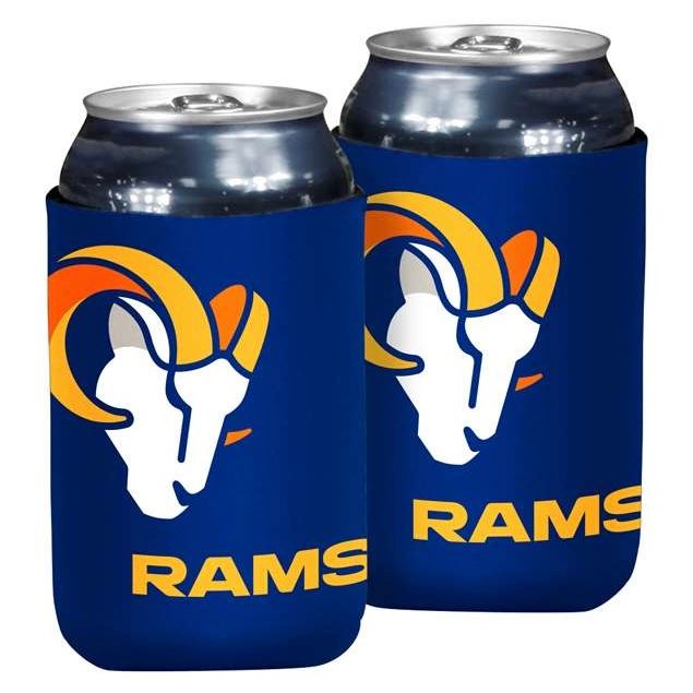 Los Angeles Rams Oversized Logo 12 Ounce Can Cooler Koozie