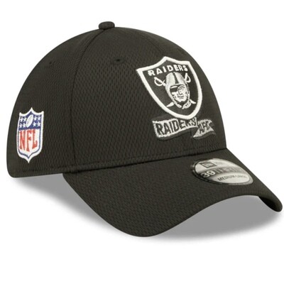 Las Vegas Raiders Men’s Black New Era 39Thirty Sideline Official Coach Flex Fit Hat Las Vegas Raiders Men’s Black New Era 39Thirty Sideline Official Coach Flex Fit Hat