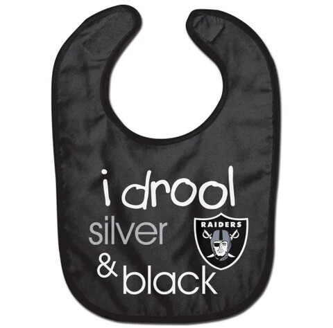 Las Vegas Raiders Fan All Pro Baby Bib Las Vegas Raiders Fan All Pro Baby Bib