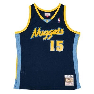 Denver Nuggets Carmelo Anthony 2006-07 Men's Navy Blue Alternate Mitchell & Ness Swingman Jersey Denver Nuggets Carmelo Anthony 2006-07 Men's Navy Blue Alternate Mitchell & Ness Swingman Jersey