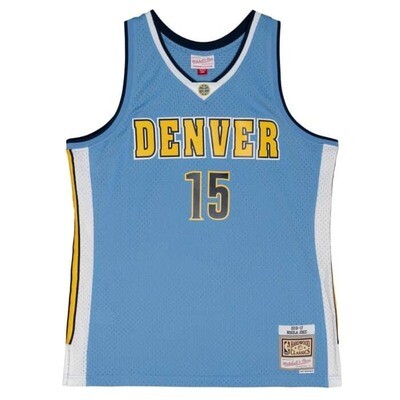 Denver Nuggets Nikola Jokic 2016-17 Men's Baby Blue Mitchell & Ness Swingman Jersey
