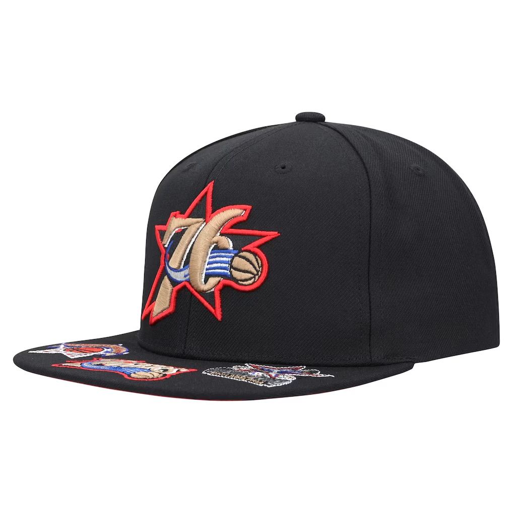 Philadelphia 76ers Men’s NBA Front Face Mitchell & Ness Snapback Hat Philadelphia 76ers Men’s NBA Front Face Mitchell & Ness Snapback Hat