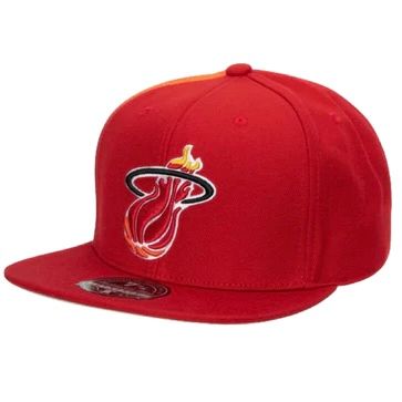 Miami Heat Men’s NBA Tapestry Mitchell & Ness Fitted Hat