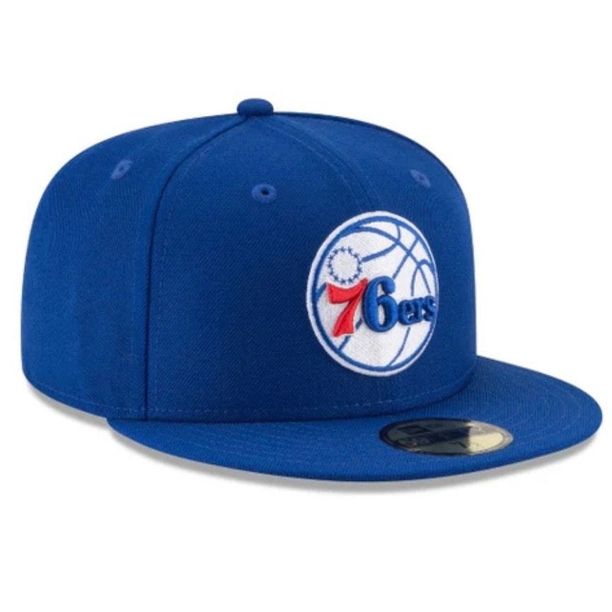 Philadelphia 76ers Men’s Blue New Era 59Fifty Fitted Hat