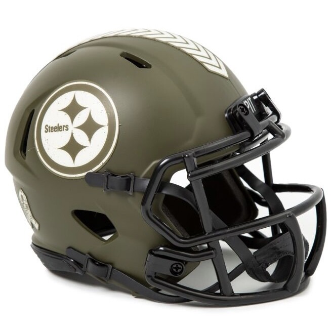 Pittsburgh Steelers Riddell Salute To Service Speed Mini Helmet