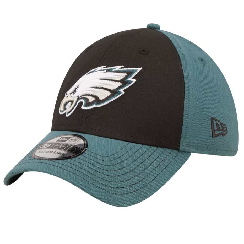 Philadelphia Eagles Men's Classic New Era 39Thirty Flex Fit Hat Philadelphia Eagles Men's Classic New Era 39Thirty Flex Fit Hat