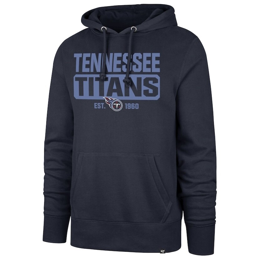 Tennessee Titans Men’s 47 Box Out Headline Pullover Hoodie Tennessee Titans Men’s 47 Box Out Headline Pullover Hoodie
