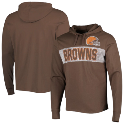 Cleveland Browns Men’s Espresso 47 Field Franklin Pullover Hoodie Cleveland Browns Men’s Espresso 47 Field Franklin Pullover Hoodie