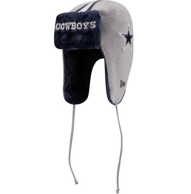 Dallas Cowboys Men's New Era Helmet Head Trapper Knit Hat