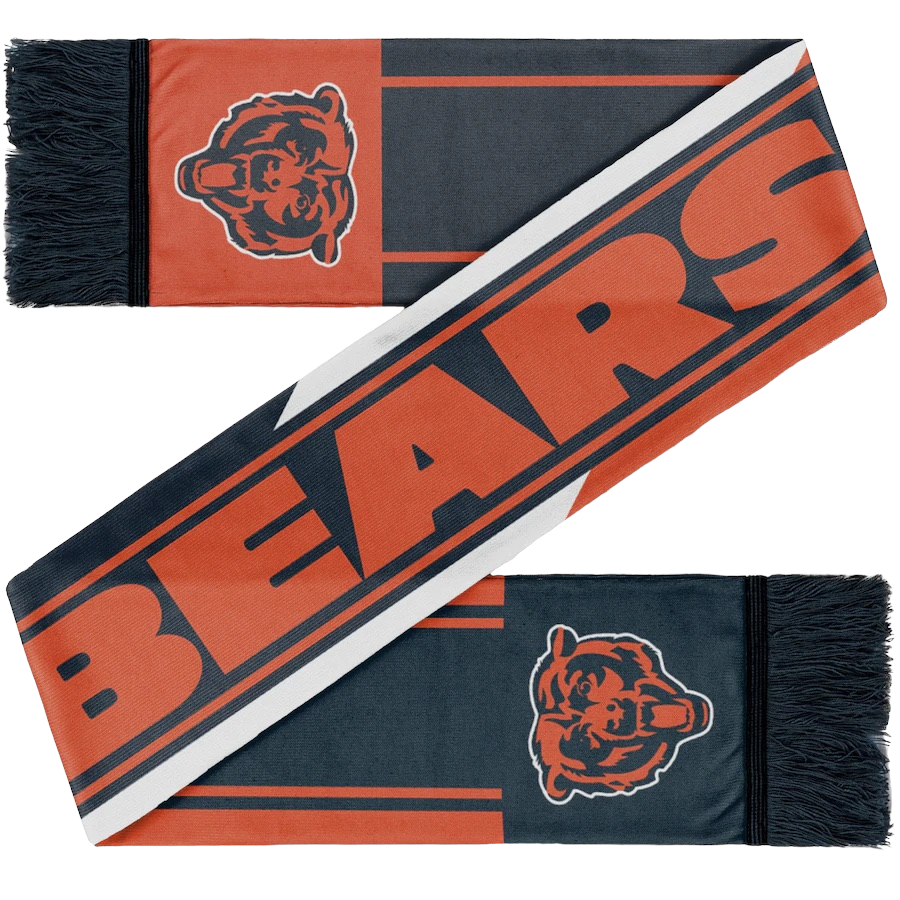 Chicago Bears Color Wave Adult Knit Scarf Chicago Bears Color Wave Adult Knit Scarf