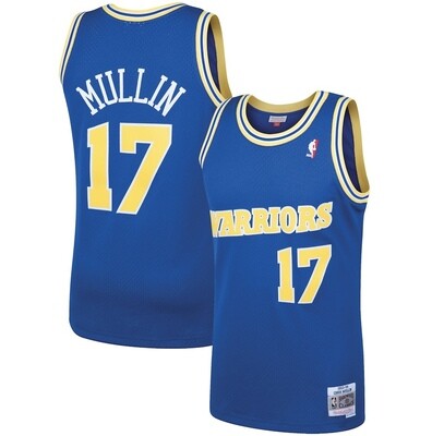 Golden State Warriors Chris Mullin 93-94 Men's Blue Mitchell & Ness Swingman Jersey