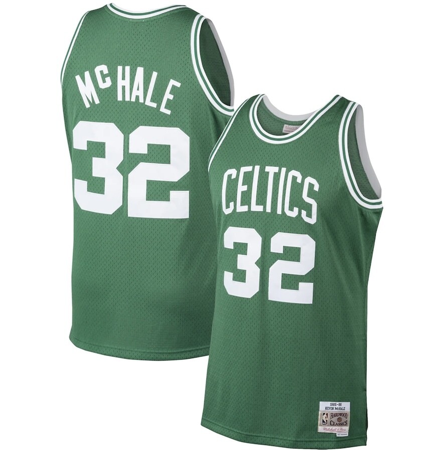 Boston Celtics Kevin McHale 1985-86 Men's Green Mitchell & Ness Swingman Jersey Boston Celtics Kevin McHale 1985-86 Men's Green Mitchell & Ness Swingman Jersey