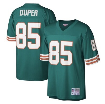 Miami Dolphins Mark Duper 1984 Aqua Mitchell & Ness Men's Legacy Jersey