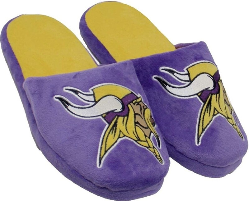 Minnesota Vikings Men's Forever Slippers Minnesota Vikings Men's Forever Slippers