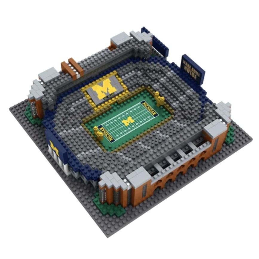 Michigan Wolverines Stadium "The Big House" Mini BRXLZ