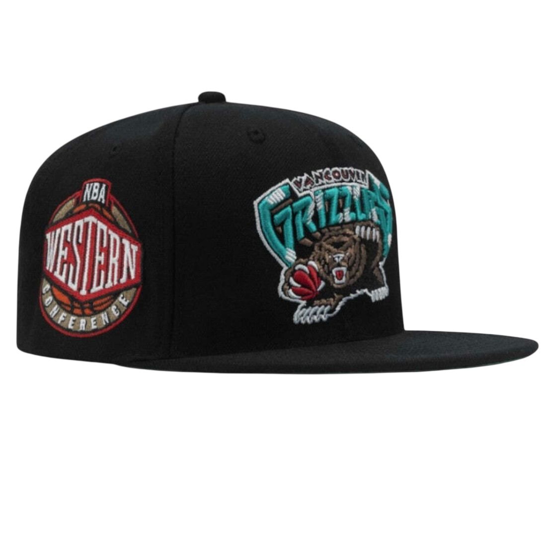 Vancouver Grizzlies Men's NBA Conference Patch Snapback Hat