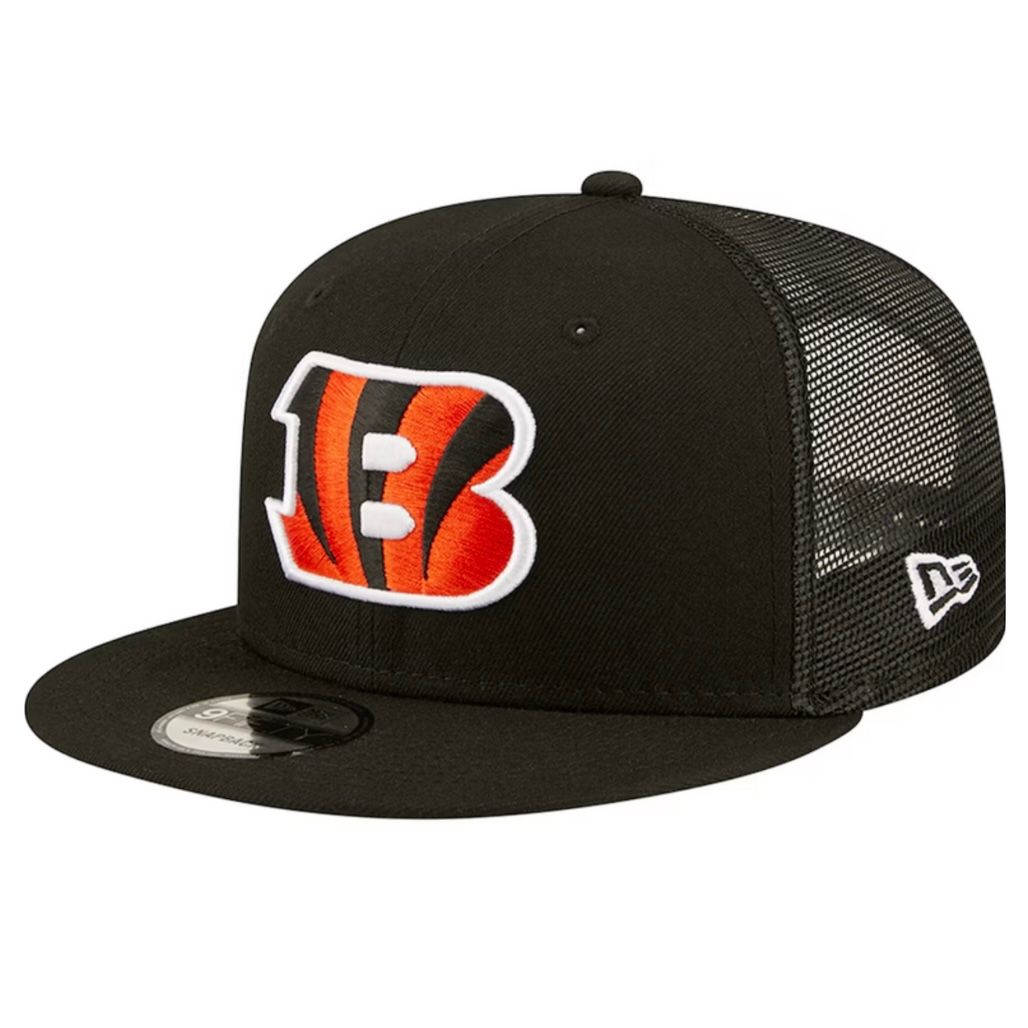 Cincinnati Bengals Men's New Era 9Fifty Classic Trucker Snapback Hat Cincinnati Bengals Men's New Era 9Fifty Classic Trucker Snapback Hat
