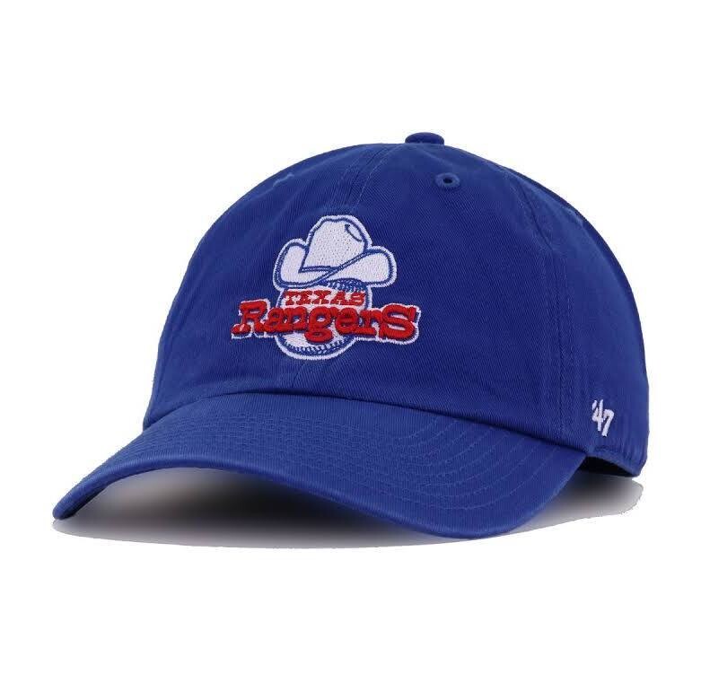 Texas Rangers Men’s 47 Brand Clean Up Adjustable Hat