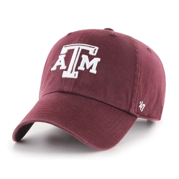 Texas A&M Aggies Men’s 47 Brand Clean Up Adjustable Hat