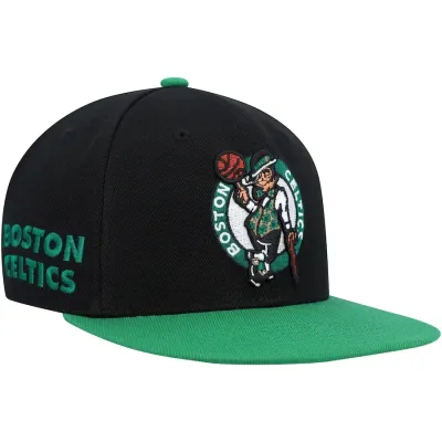 Boston Celtics Men’s Mitchell & Ness NBA Side Core 2.0 Snapback Hat