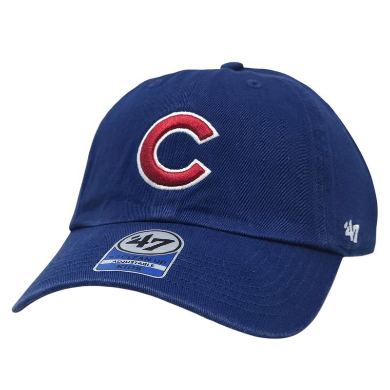 Chicago Cubs Kids 47 Brand Clean Up Adjustable Hat Chicago Cubs Kids 47 Brand Clean Up Adjustable Hat