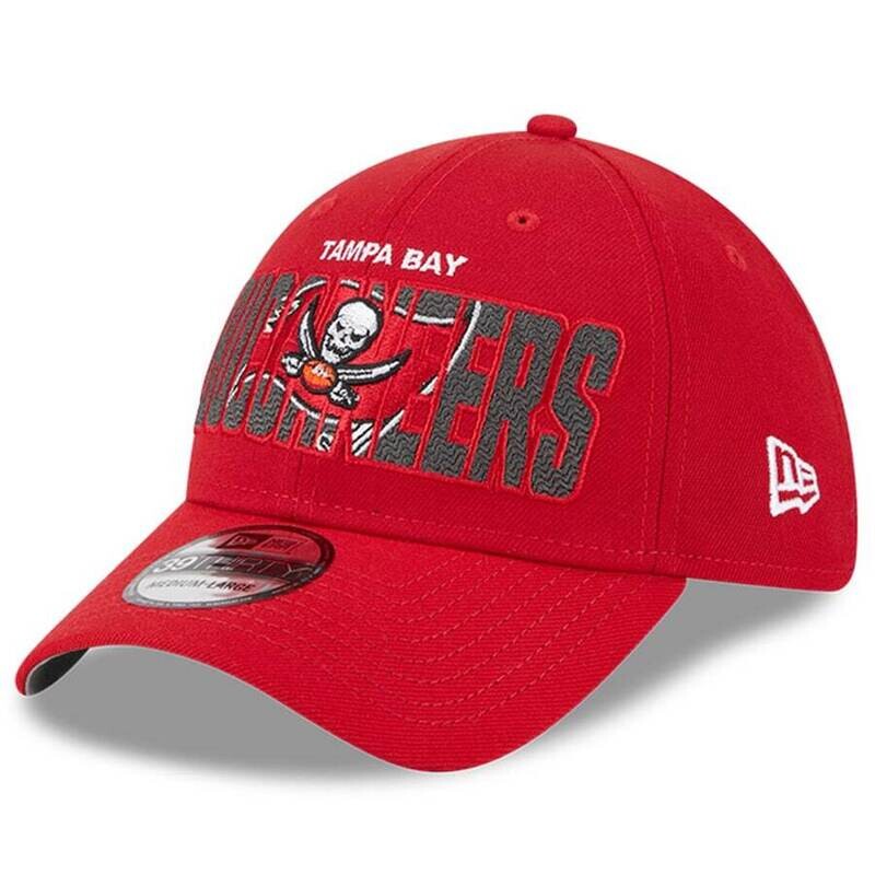 Tampa Bay Buccaneers Men’s New Era Red NFL Draft 39THIRTY Flex Hat