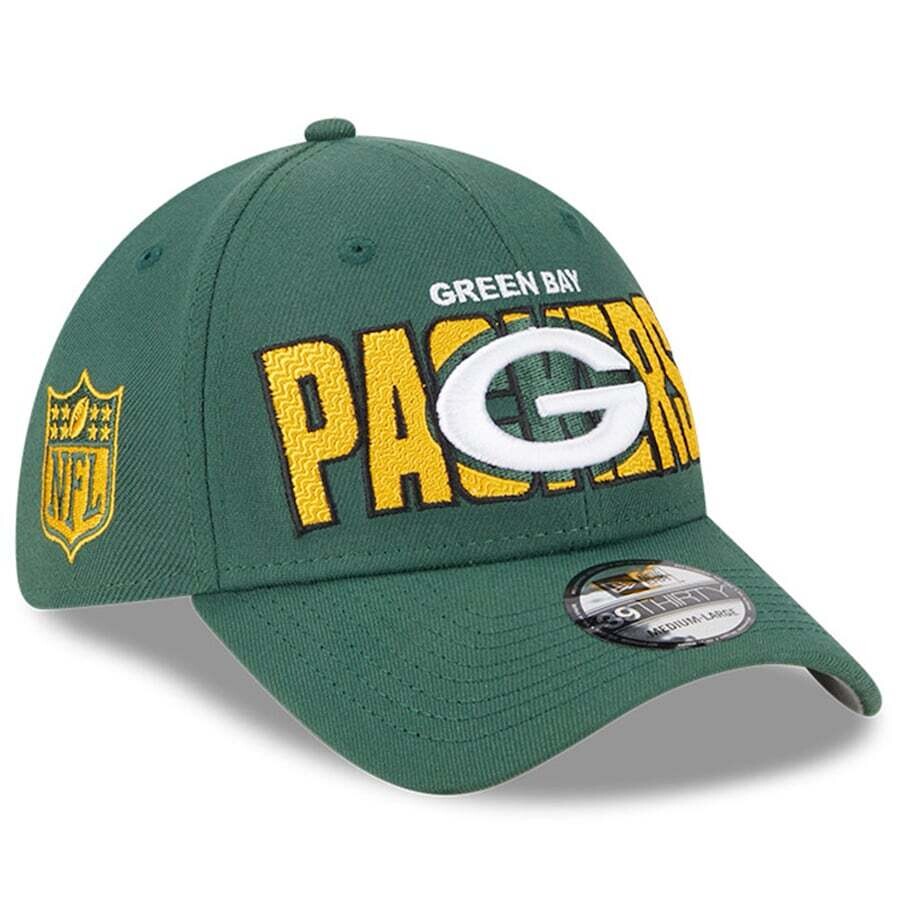 Green Bay Packers Men’s New Era Green NFL Draft 39THIRTY Flex Hat Green Bay Packers Men’s New Era Green NFL Draft 39THIRTY Flex Hat