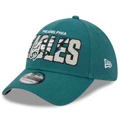 Philadelphia Eagles Men’s New Era Green NFL Draft 39THIRTY Flex Hat