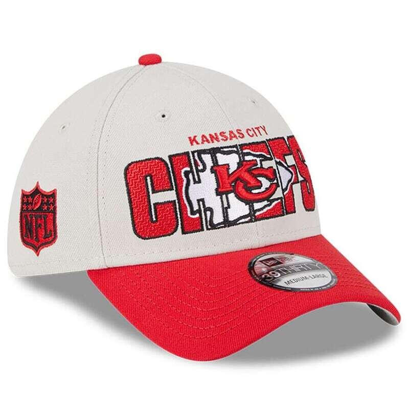Kansas City Chiefs Men’s New Era Stone NFL Draft 39THIRTY Flex Hat
