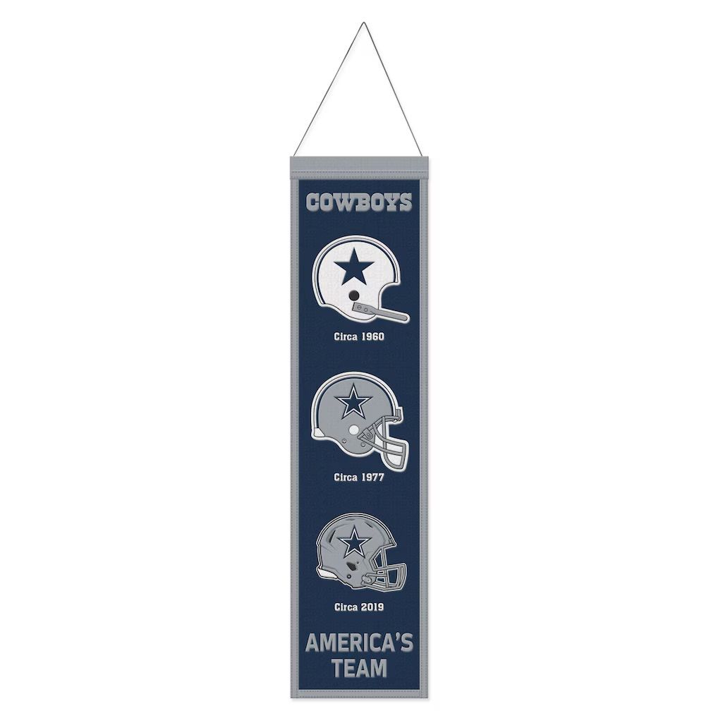 Dallas Cowboys 8 Dallas Cowboys 8" x 32" Heritage Banner