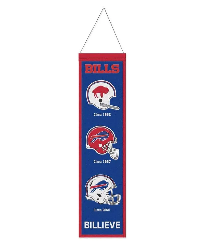 Buffalo Bills Evolution 8 Buffalo Bills Evolution 8" x 32" Heritage Banner