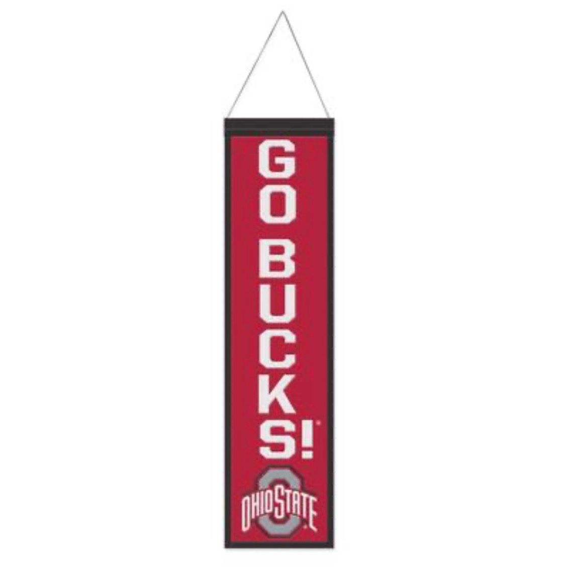 Ohio State Buckeyes Go Bucks Wool Banner